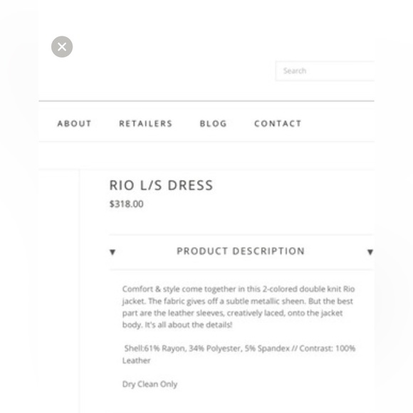 Stella & Jamie Rio leather and lace mini dress size large brand new - Picture 7 of 7